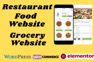 build restaurant food delivery, grocery website
