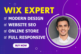 do wix website design, wix website redesign and wix ecommerce