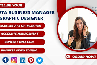 your meta business manager and graphic designer