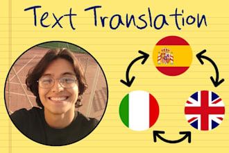 translate anything in english, italian or spanish