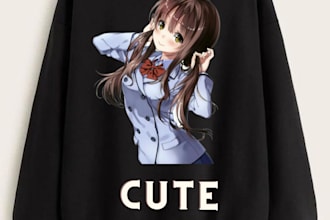 professionally design t shirt for your businnes and merch