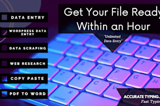 do bulk data entry, typing, copy paste and more