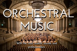 compose cinematic music for your film, video game, epic orchestral soundtrack