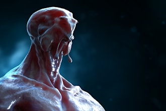 sculpt 3d model, toys, action figure and character for 3d printing and rendering