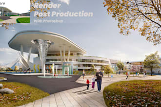 do post production of your renders in photoshop