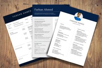 write custom tailored resume, cover letter, linkedin