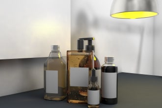 do 3d realistic renders of your product for amazon in cinema 4d