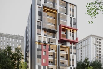 develop 3d architectural modeling and rendering