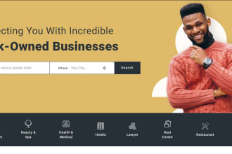 develop  business directory website with geo listing feature