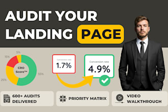audit your landing page to boost conversions with cro