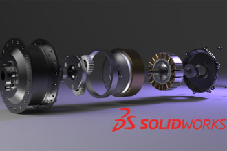 design mechanical 3d models in solidworks