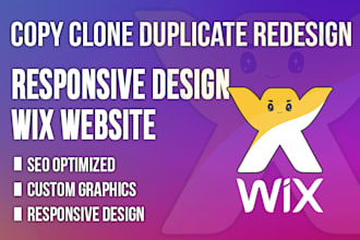 clone, convert, redesign wix website to shopify or wordpress