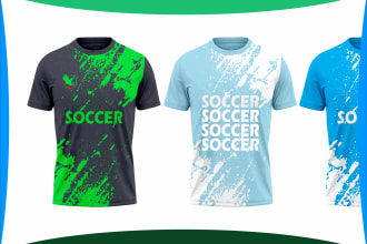 all over print soccer football jersey mockup design