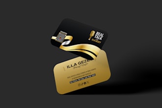 design business card, identity card with print ready within 2 hours