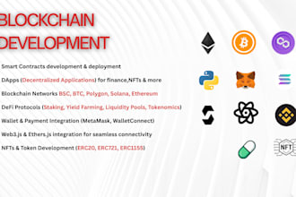 be a fullstack blockchain developer for you