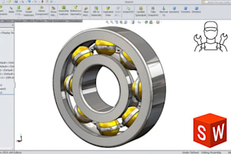 do mechanical 3d part, cad product designing using solidworks