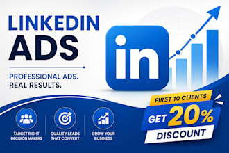 create and manage linkedin ads for b2b lead generation