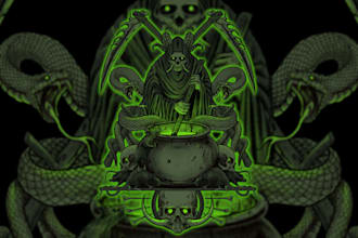 do an brutal, dark art, horror art, metal art