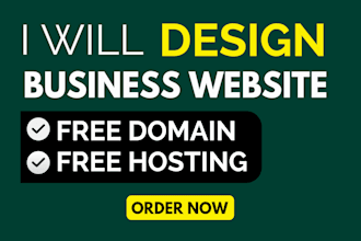 website development with free domain and hosting