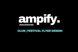 design a flyer for your club event, festival and or business