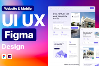 do figma design, website figma design, UI UX design