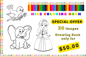 create children coloring books