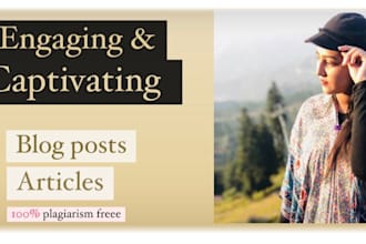 write engaging blog posts and articles