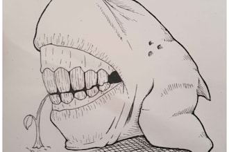 do a drawing for you and deliver it digitally