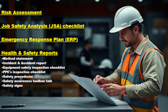 make method statement, hse and risk assessment reports