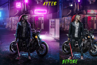 do realistic photoshop editing and photo manipulations