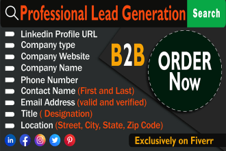 do b2b lead generation and b2b targeted email contact list