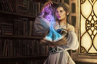 create digital paintings, concept art, character design, illustration, sketches