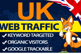 bring keyword targeted organic UK web traffic