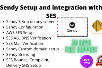 setup sendy and integrate with AWS ses
