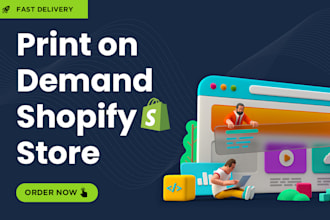 create a premium print on demand shopify store