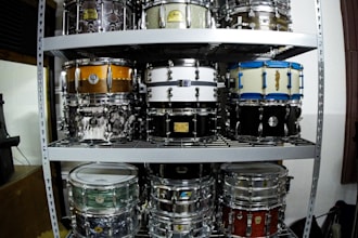 do live drums tracking with a selection of high end shells