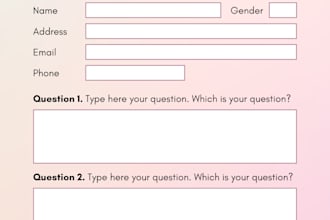 create interactive fillable PDF form