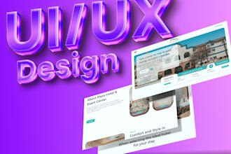do professional landing page uiux design for higher conversions