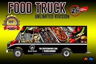 invents food truck, wrap design, vehicle wrap design,