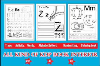 christian kids activity books illustrate for KDP