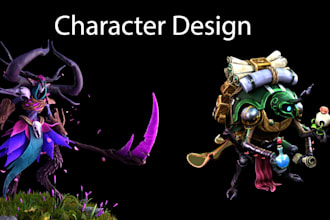 create 3d characters and props for your games and animations