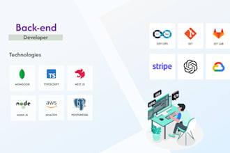 develop your backend and apis in node js