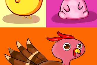 draw a kawaii chibi animal