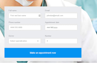 create contact form in any website