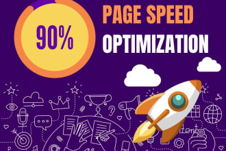 wordpress page speed optimization to over 90 score 1 to 3 seconds loading time