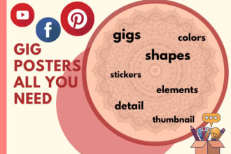 design your gigs and youtube thumbnails social media