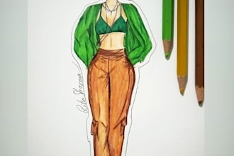 make hand made illustrations for your designs