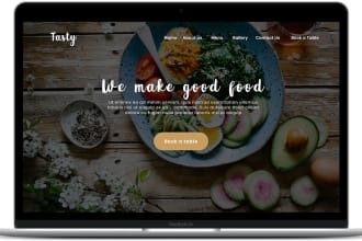 build a restaurant or bakery website in wordpress