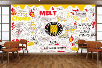create wall art, canvas art design, mural, decal
