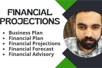 do financial projections or business plans for your business